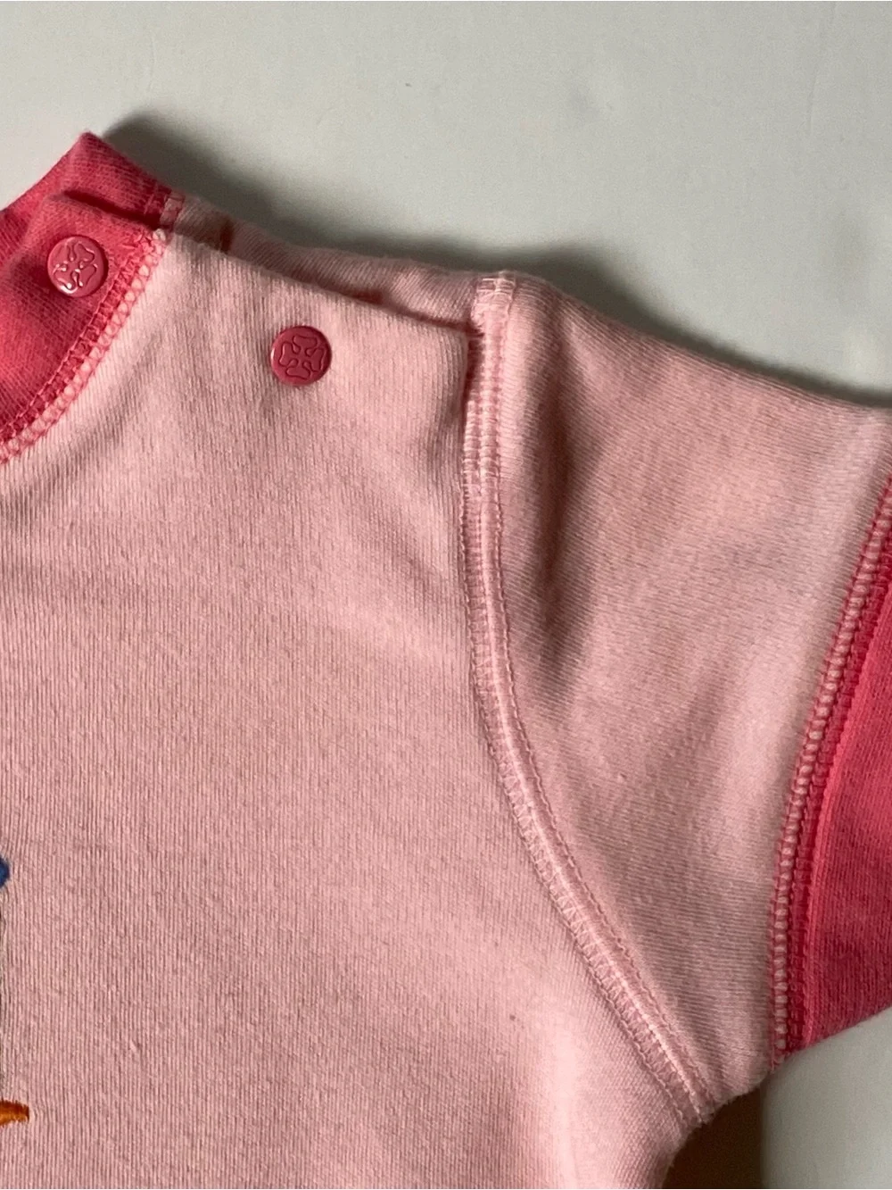 Oshkosh Baby B’Gosh Romper Size 12 Months Pink One Piece Flamingos 100% Cotton